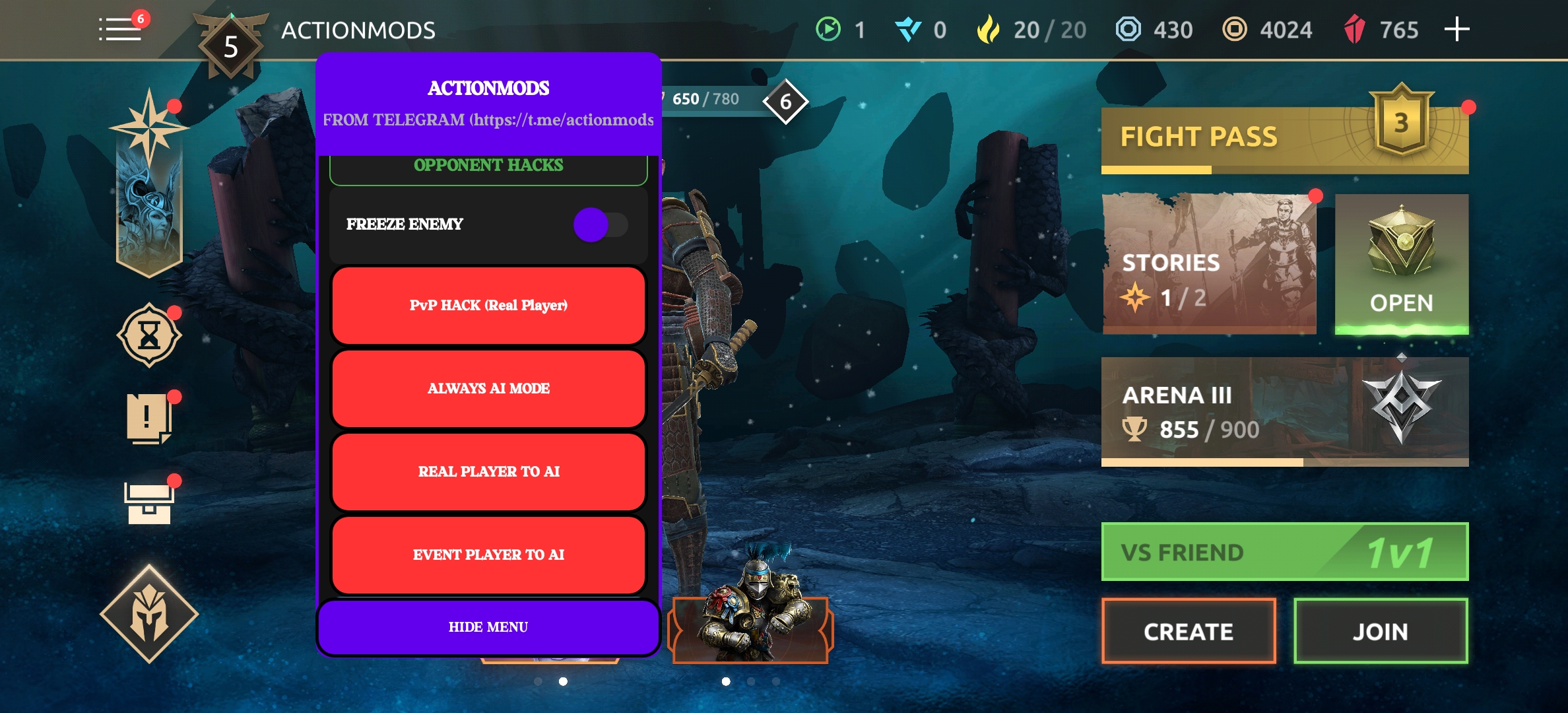 Shadow Fight 4 VIP Banner